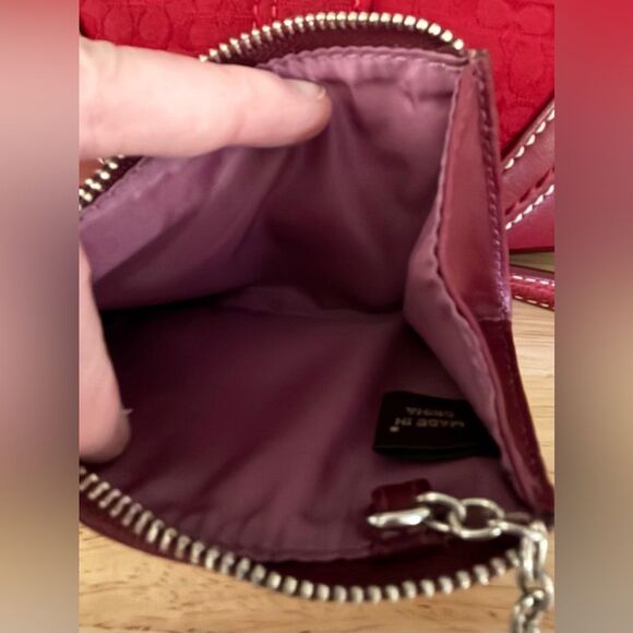 NWOT (Never Used) COACH Vintage Mini “C” Jacquard/Leather Bag & Keychain Wallet - Picture 11 of 11